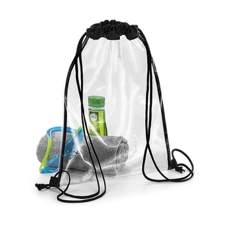Batoh Bag Base Gymsac Transparent 11 l - průhledný