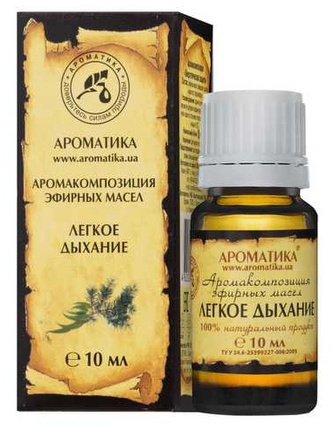 AROMATIKA: Aroma kompozice éterických olejů "Lehké dýchání" 10ml TML K1186