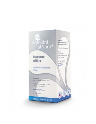 Koloidní stříbro Proti zápachu a pocení nohou 0,5l koncentarce: 30ppm TML J0049