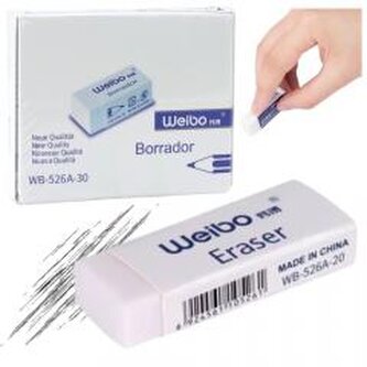 Gumka do mazania biała 4cm (30szt)