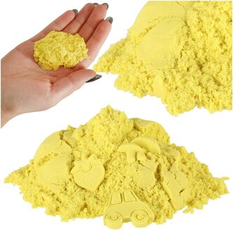 KIK Žlutý kinetický písek 1kg KIK Žlutý kinetický písek 1kg