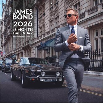 JAMES BOND - Broschürenkalender im Format 30 x 30