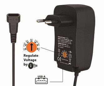 Univerzální nabíječka + 13 adaptérů (Černá)