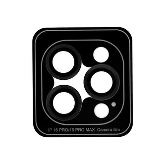 Ochranné sklo na objektiv iPhone 16 Pro/16 Pro Max - černé