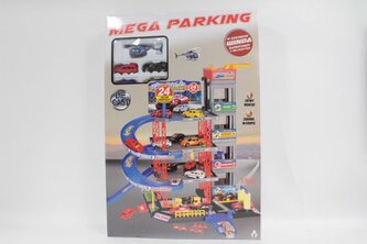 Parking 4 poziomy+4 auta+helikopter 1000827