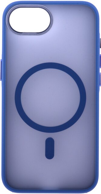 Pouzdro Matte Frame s podporou MagSafe iPhone 16e - modré