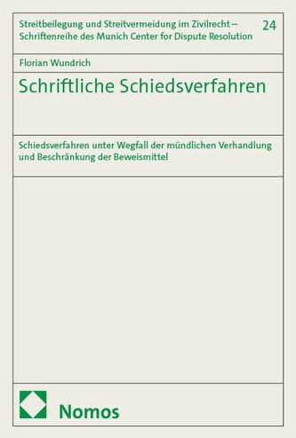 Schriftliche Schiedsverfahren