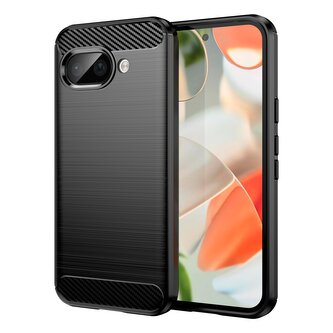 Pouzdro Carbon Google Pixel 9a 5G - černé