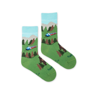 Dětské ponožky Na Hrebienku Zelené L (31-34)