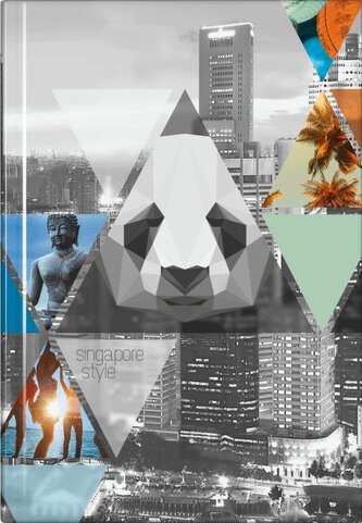 Poznámková kniha A5, čtverečkovaná