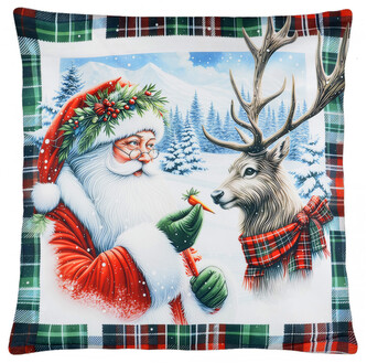 Vánoční polštář WINTER MAGIC motiv I. 40x40 cm Mybesthome