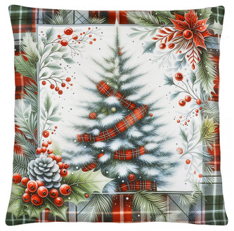 Vánoční polštář WINTER MAGIC motiv II. 40x40 cm Mybesthome