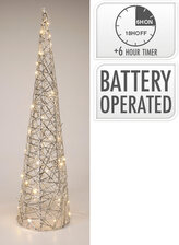 dekorace PYRAMIDA 60cm LED STŘ s časovačem