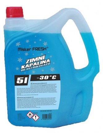 Kapalina do ostřikovačů -30 °C, 5L Mr.Fresh
