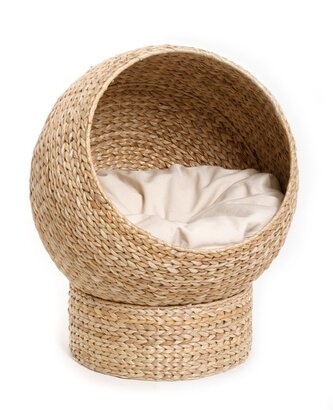 Karlie Proutěný pelech BANANA béžový pro kočky 47x47x6cm