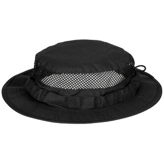 Klobouk MFH Mesh Boonie - černý, S/M