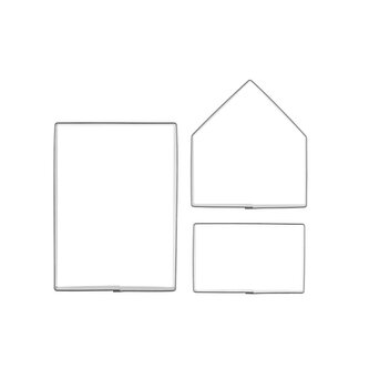 Vykrajovačka nerez chaloupka sada 3 ks