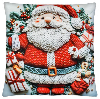 Vánoční polštář FOLK CHRISTMAS motiv III.  40x40 cm Mybesthome