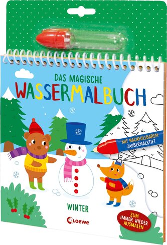 Das magische Wassermalbuch - Winter