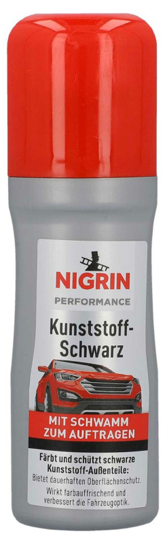 Nigrin Kunststoff-schwarz 75 ml