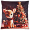 Vánoční polštář CHRISTMAS DEER motiv II. 40x40 cm Mybesthome