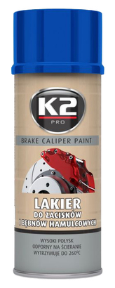 K2 Brake caliper paint 400 ml Modrá