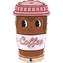 Fóliový balonek kelímek Coffee To Go 61 cm