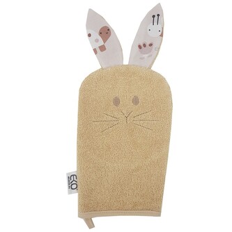 EKO Žínka bavlněná s oušky Bunny Beige 20x15 cm EKO Žínka bavlněná s oušky Bunny Beige 20x15 cm