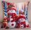 Vánoční polštář SNOWMAN FRIENDS 40x40 cm Mybesthome