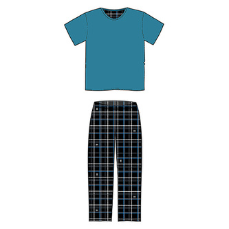 Lonka® Falkon pyžamo krátký rukáv a dlouhé kalhoty vzor 014 3XL 1 ks