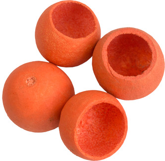 Dekorace - Bell cup 4-5 cm - oranžový 50 ks