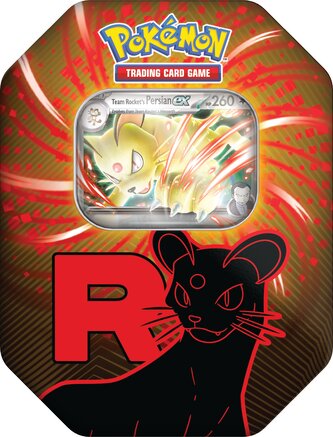 Pokémon TCG. Team Rocket Tin Persian ex