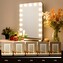 LED Immax HOLLYWOOD Maceup zrcadlo  CCT, LCD display, šedé