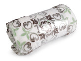 Deka fleece, prodloužená 160x240 cm - 1 ks - 3 bílá zelená