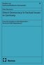 Direct Democracy in Factual Issues in Germany