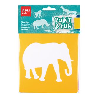 APLI šablony - Džungle, PP, 6 ks