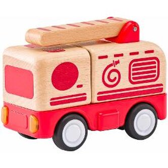 Hasiči a policie WOODY Hasičské auto se zvuky