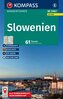 KOMPASS Wanderführer Slowenien, 61 Touren mit Extra-Tourenkarte