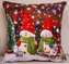Vánoční polštář SNOWMAN FRIENDS II. 40x40 cm Mybesthome