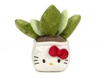 Hello Kitty - plusz Doniczka liście 20cm