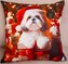 Vánoční polštář CHRISTMAS DOG I. 40x40 cm Mybesthome