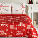 Vánoční mikrovláknové povlečení RED XMAS 1x 220x200 cm, 2x povlak 70x80 cm francouzské povlečení MyBestHome