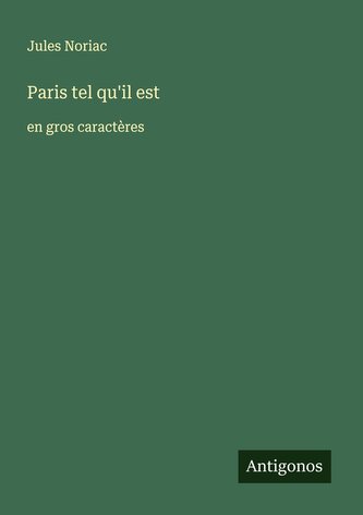 Paris tel qu'il est