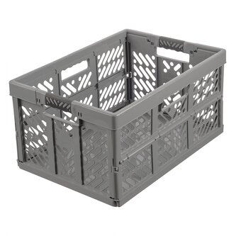 KEEEPER Skládací box s měkkými úchyty Ben 45l Light Silver