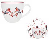 Porcelánový hrnek v dárkovém balení Christmas Birds 3 - 460 ml
