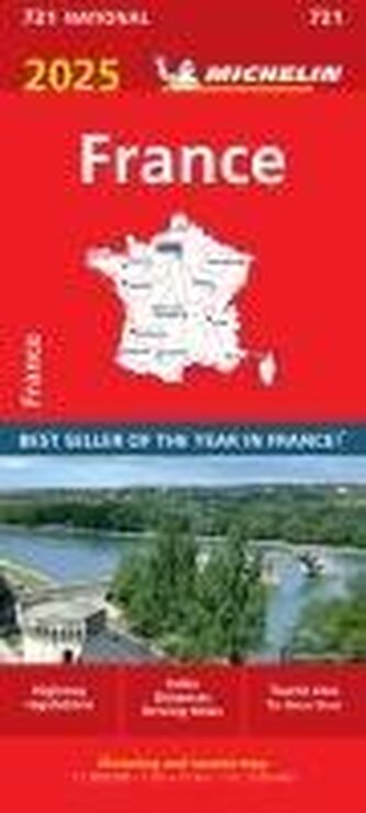 France 2025 - Michelin National Map 721