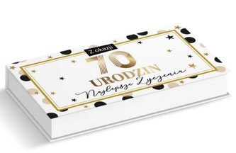 Pudełko ozdobne z okazji70 urodzin 18x9cm PD-30
