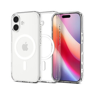 Spigen Ultra Hybrid MagSafe kryt iPhone 17 clear white