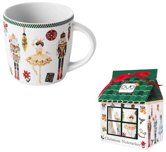 Porcelánový hrnek v dárkové krabičce Christmas Nutcracker