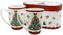 Sada dvou porcelánových hrnků Christmas Tree 3